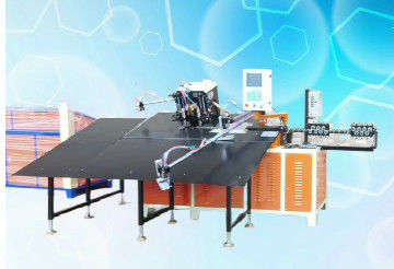 1台の4斧自動ワイヤー曲がる機械80M/minワイヤー前の機械のすべて